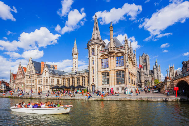 gand, belgio. - ghent foto e immagini stock