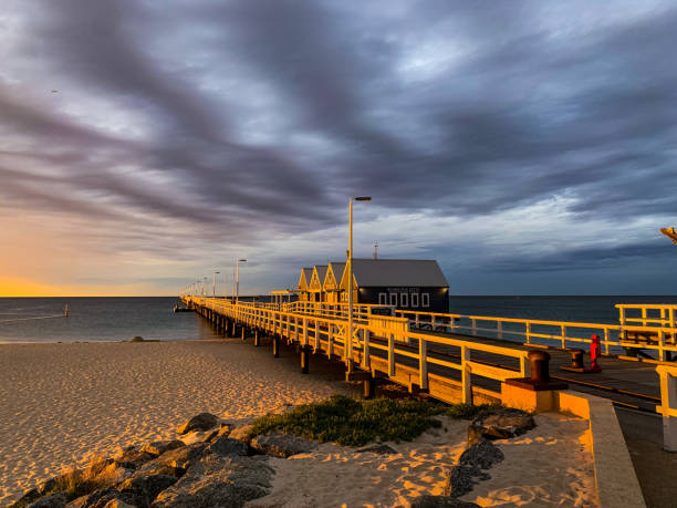 istock Sunset at the beautiful jetty 1312104652