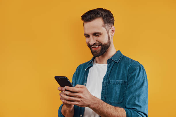 istock Charming young man in casual clothing 1312107612