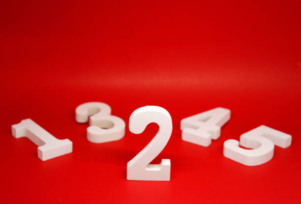 istock No. 2 Second on Red  Background with Copy Space - Number 2 Assistant , Substitute , Not winner 1312108952