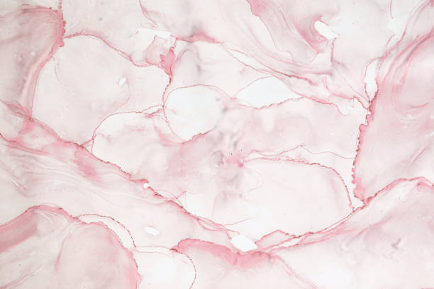 istock Abstract color background, hand drawn alcohol painting, liquid ink technique 1312110503