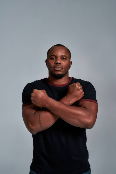 istock Handsome african american man with hands crossed 1312110679