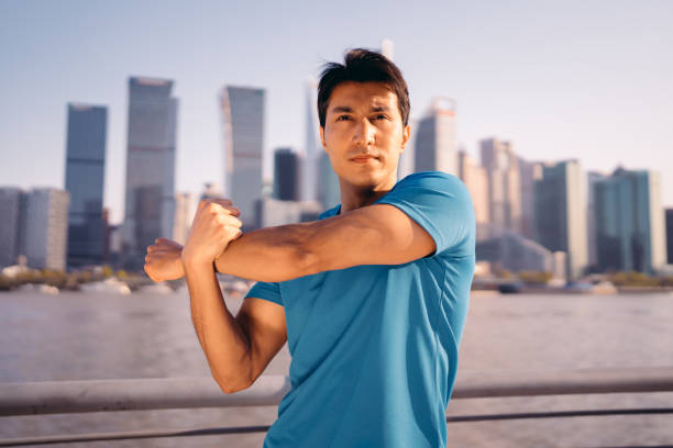 Active Lifestyle, Adult, Adults Only, Athlete, Cityscape, China - East Asia, Lujiazui, Shanghai