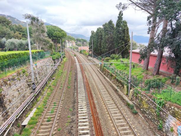istock rail tracks in genoa sant ilario 1312111676