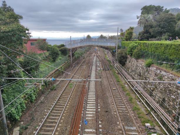 istock rail tracks in genoa sant ilario 1312111691