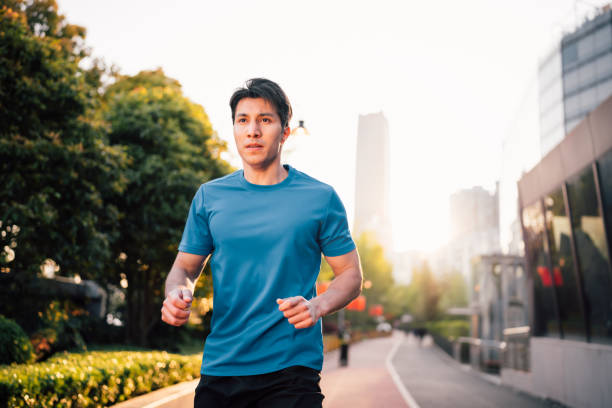 istock Young muscular sportsman running. 1312112064