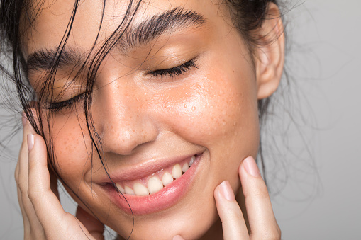 Young woman beauty portrait