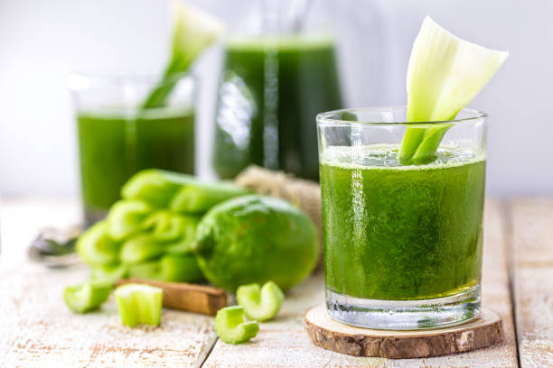 istock celery juice, lemon, cabbage and mint and cinnamon, healthy vegetarian sugar-free vegetable drink for diet and detox 1312119585