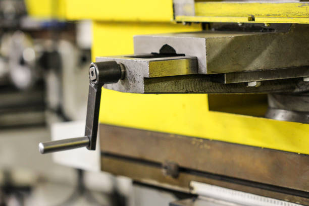 istock Milling machine. Metal processing and production. Metallurgical industry. 1312119837