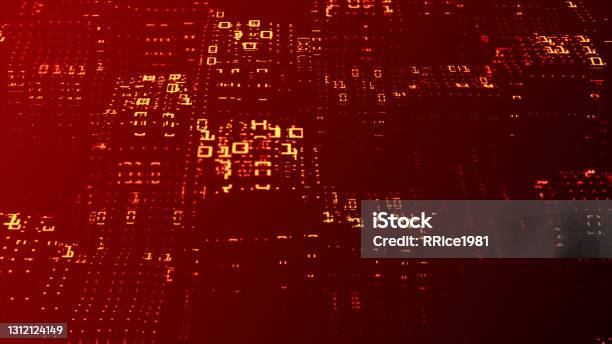 Red Binary Programming Image Digital Background Stock Photo - Download ...
