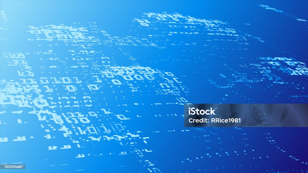 Programming Language Blue Background With White P Blue Binary Programming Image Digital Background Stock Photo - Download ...