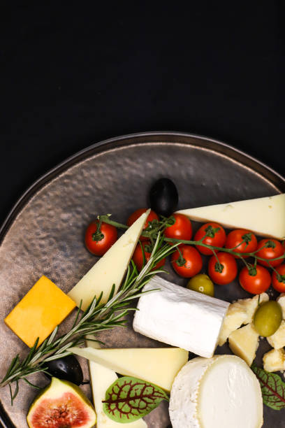 istock Plate of cheeses and cold cuts 1312132780