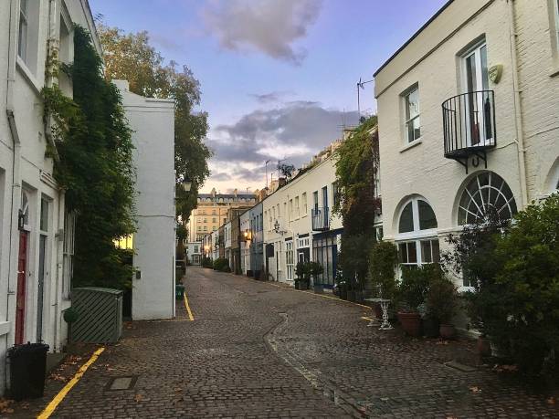 istock A cute London street. 1312134406