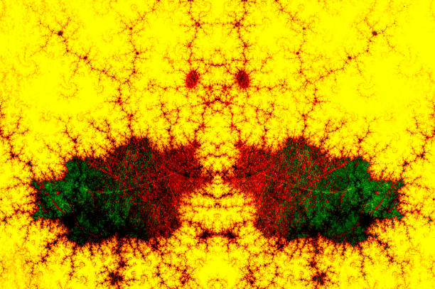 istock Brightly colored high resolution fractal background with symmetrical patterns. 1312138692