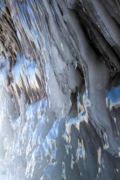 istock Close up of ice formation 1312142318
