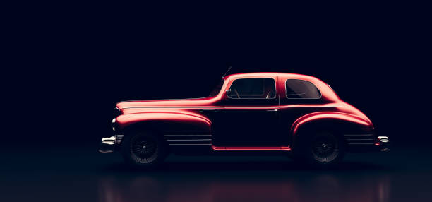 istock Classic retro car. Vintage vehicle 1312143537