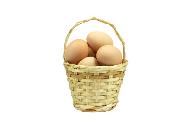 istock eggs in basket isolated on white background 1312150909