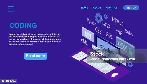 Software Development Programming Language Coding Digital Technology ...