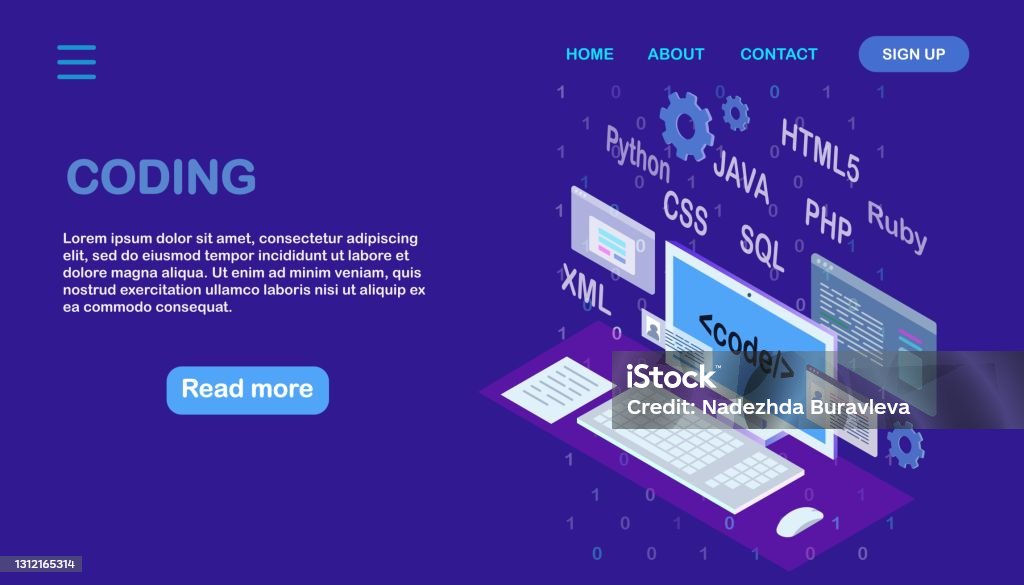 Software Development Programming Language Coding Digital Technology ...