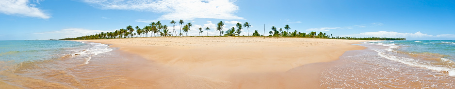 A beautiful white sand beach in Jamaica