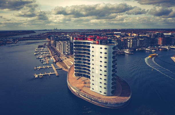 istock Copenhagen cityscape: Modern architecture at the sea 1312168598