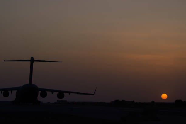 istock Aircraft watching the sunset 1312171348