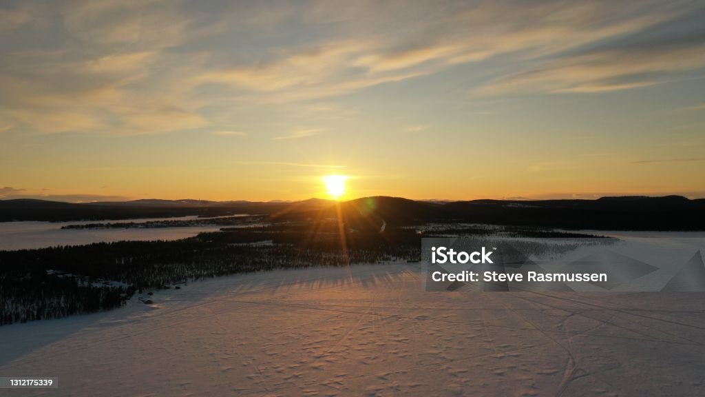 Swedish Lapland default Arctic Stock Photo