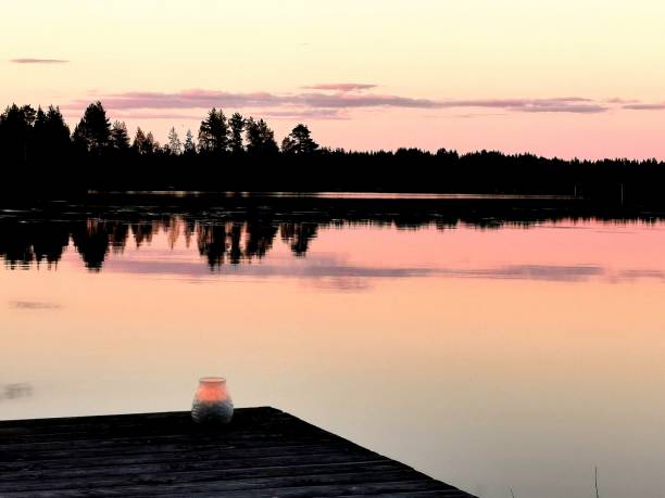 Finnish LakeLands stock photo