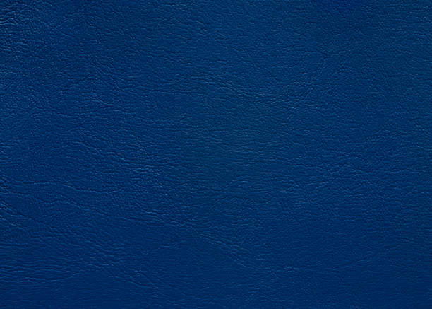 istock Close up dark blue leather texture, background. 1312177179