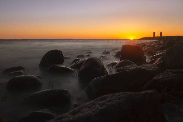 istock Beautiful sunset on the baltic sea 1312180473