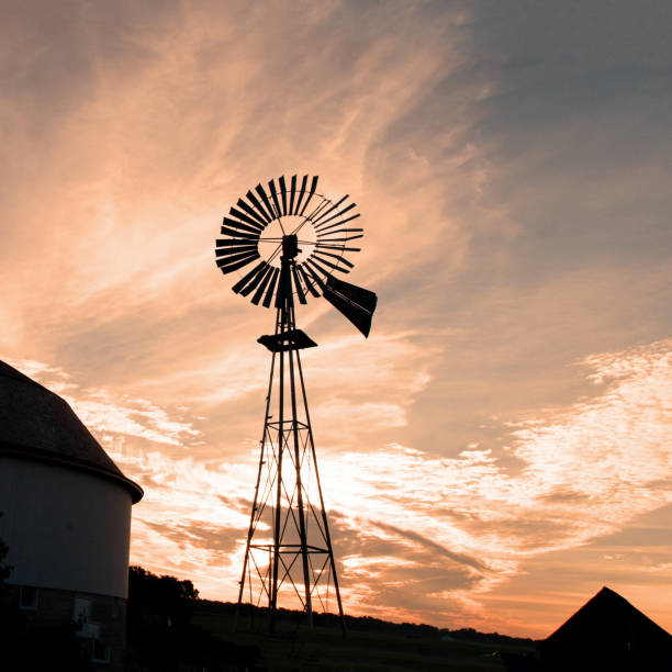 istock Windmill at sunrise-Fulton County, Indiana 1312181830