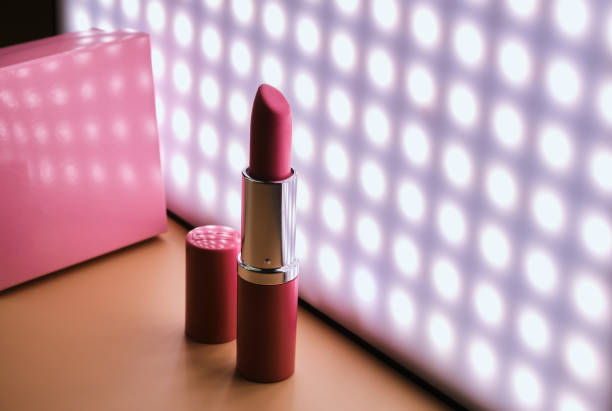 istock Creative photo of open lipstick in the dark 1312183979