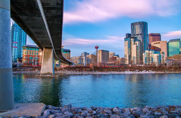 istock Sunrise Clouds Over The Downtown Calgary River Valley 1312184323