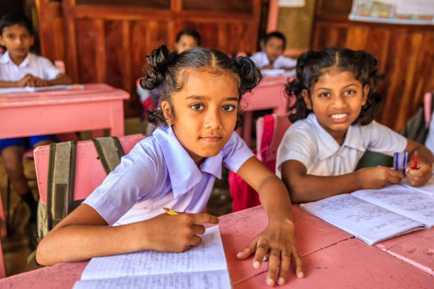 istock Sri Lankan school children in classroom 1312188158