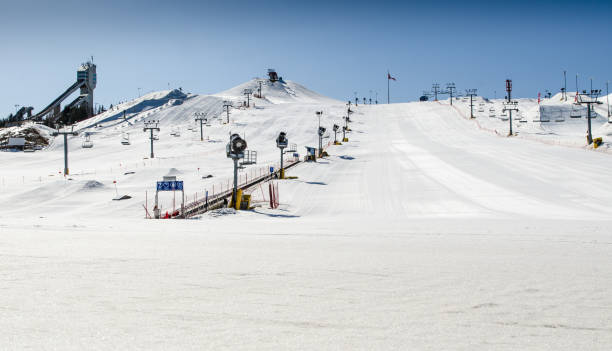 calgary olympic park - winter olympic games stock-fotos und bilder