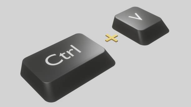 istock Combination of keys to insert on white, 3D rendering 1312196340