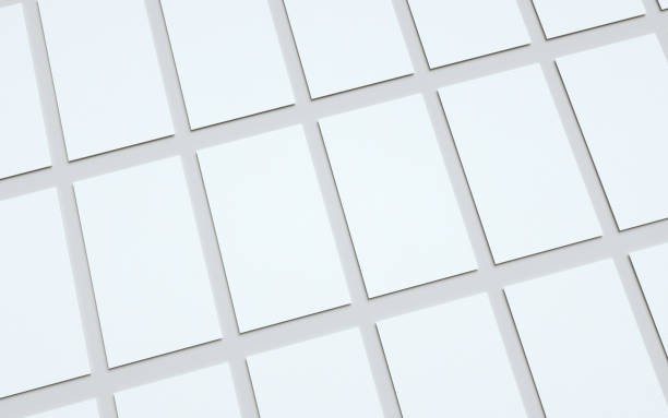 istock Business Card Mock-Up (US 3.5 x 2) - Multiple Tiled Cards 1312202500