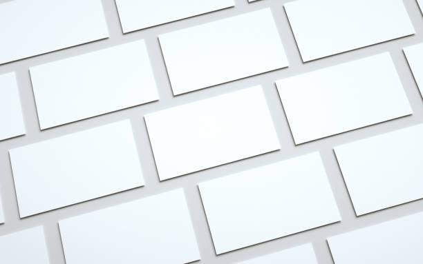 istock Business Card Mock-Up (US 3.5 x 2) - Multiple Tiled Cards 1312202506