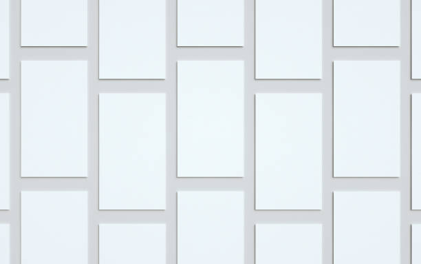 istock Business Card Mock-Up (US 3.5 x 2) - Multiple Tiled Cards 1312202521