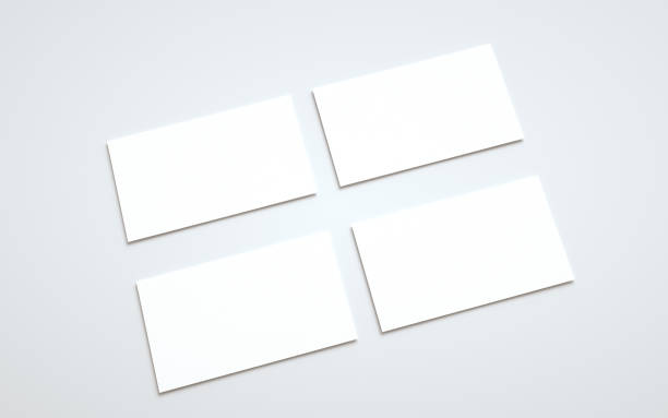 istock Business Card Mock-Up (US 3.5 x 2) - Multiple Tiled Cards 1312202528