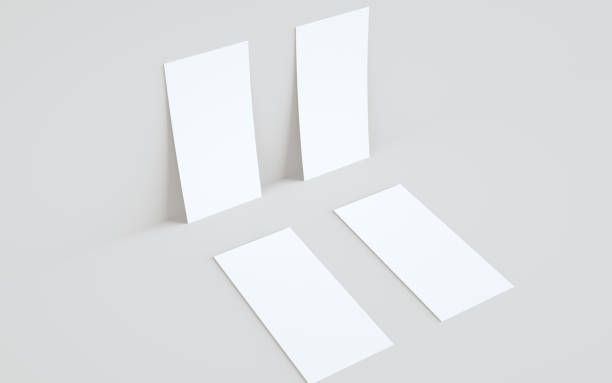 istock DL Flyer / Invitation Mock-Up - Two Flyers Against Wall Background 1312202534