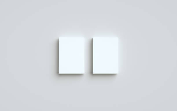 istock A6 Flyer / Postcard / Invitation Mock-Up - Two Stacks of Flyers 1312203141