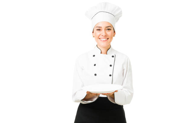 istock Professional chef offering her new lunch on the menu 1312204435