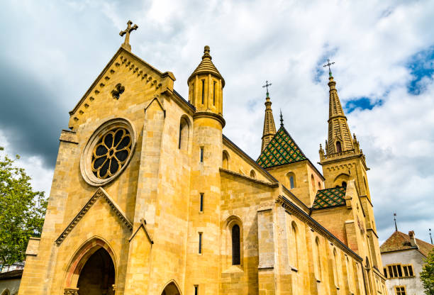 istock Collegiate church in Neuchatel, Switzerland 1312205460