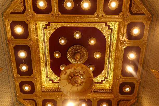 istock Interior of Wat Traimit Buddhist Temple in Bangkok 1312211707