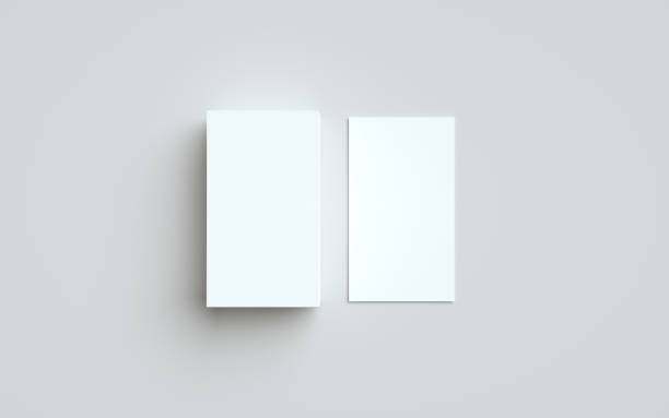 istock Business Card Mock-Up (US 3.5 x 2) - One Stack of Cards & a Card 1312212348