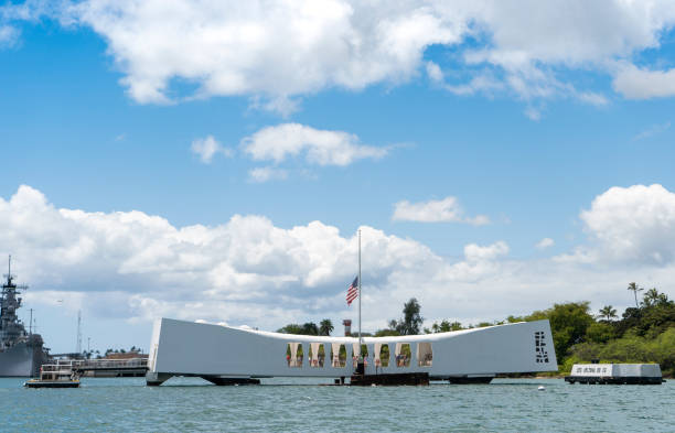 美國亞利桑那紀念珍珠港歐胡島夏威夷 - pearl harbor 個照片及圖片檔
