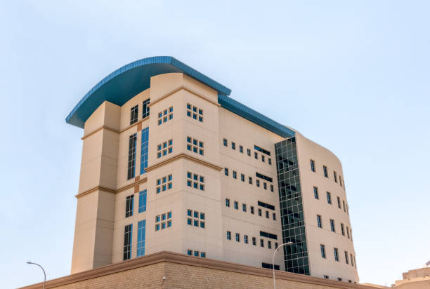 istock Contemporary building in downtown Albuquerque, architectural details 1312217613