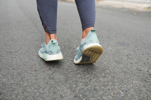 istock Feet of female runner 1312221115