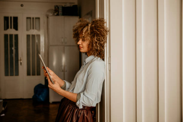 istock Reading a poetry at home get me feel mellow 1312223904